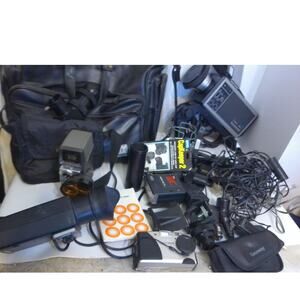 Vintage Cameras Telescope and Photography Parts Giant Lot